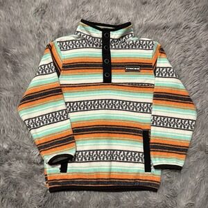 Cinch Quarter Snap Pullover Sweatshirt Stripes Design Toddler Boys YXS 4/5